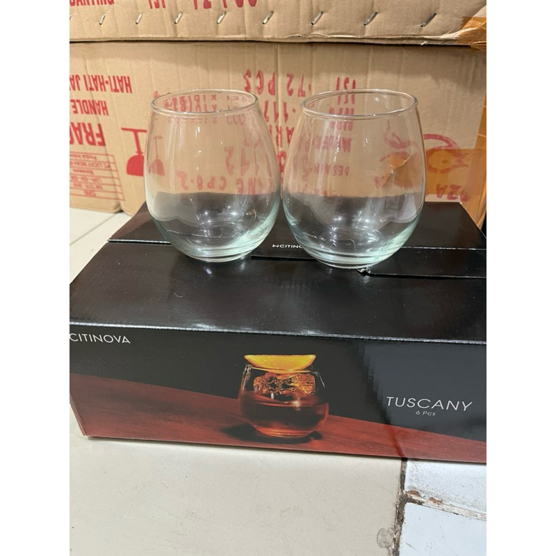 Gelas citinova tuscany set isi 6pcs MURAH