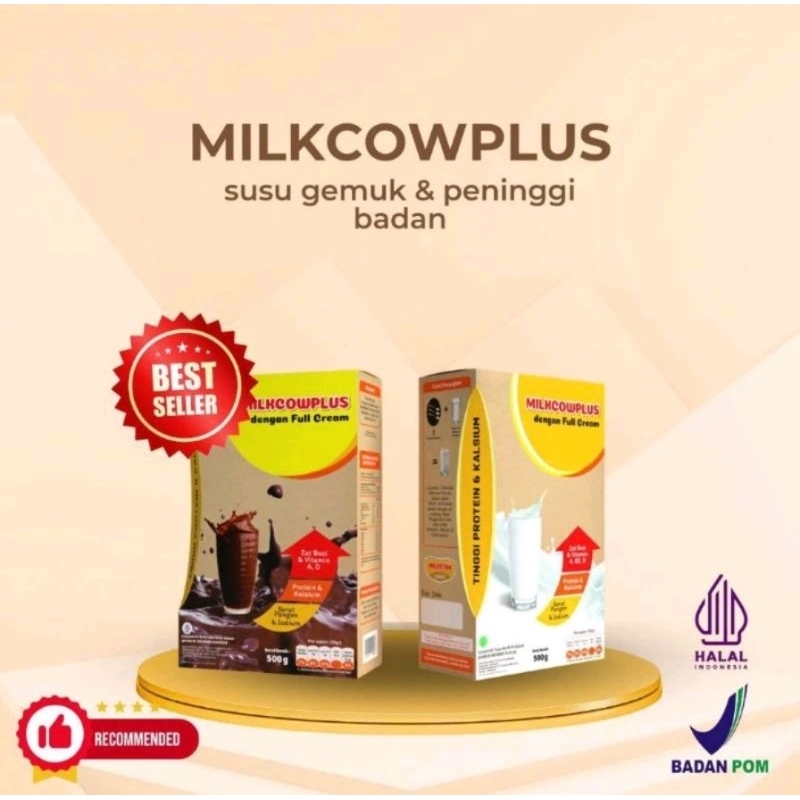 

paket 1kg (2 box) milkcow plus susu penggemuk badan dan peninggi badan ampuh 500gr