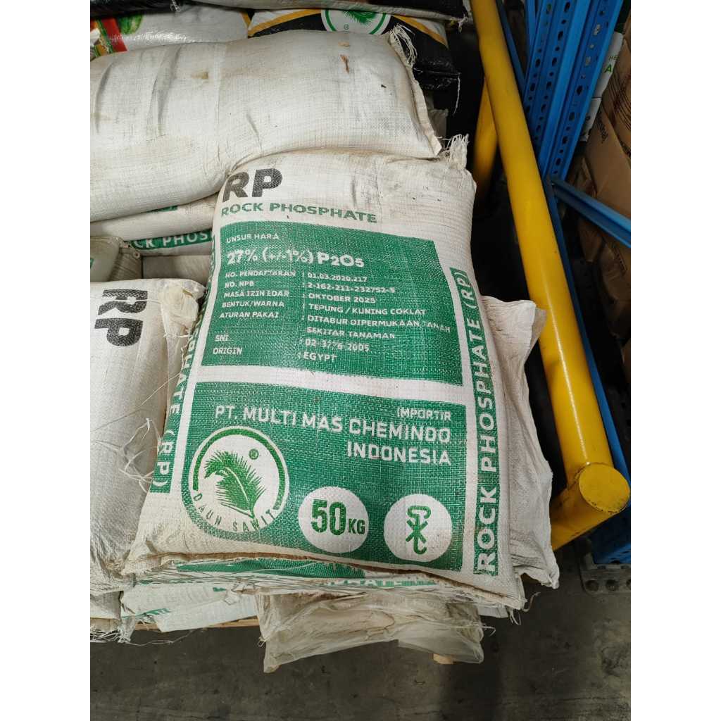 Pupuk Rock Phospate (RP) 50KG/ZAK