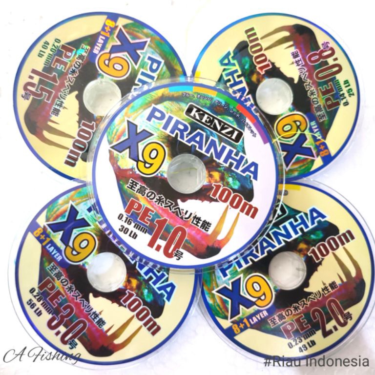 KODE Y1H PE PIRANHA X9 MULTI WARNA 1M