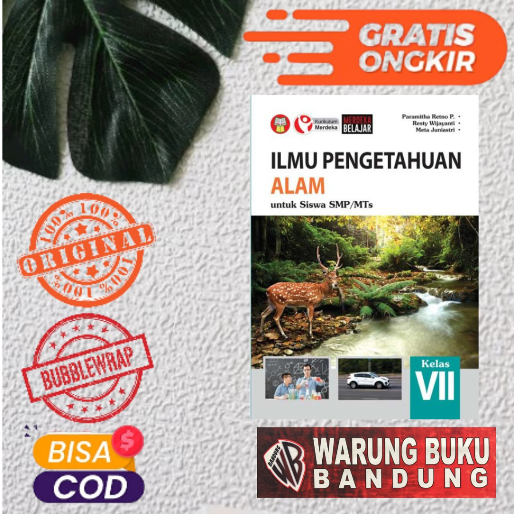 BUKU ILMU PENGETAHUAN ALAM UNTUK SISWA SMP/MTS KELAS 7 - YRAMA WIDYA