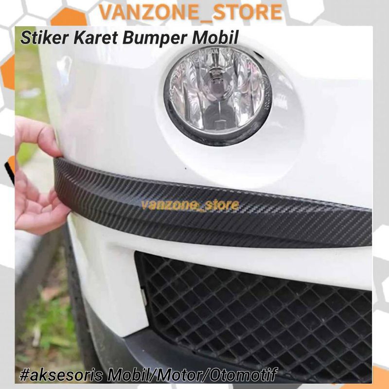 [VANZONE] Karet Bumper Mobil Sticker Pelindung Bodi Bumper Guard