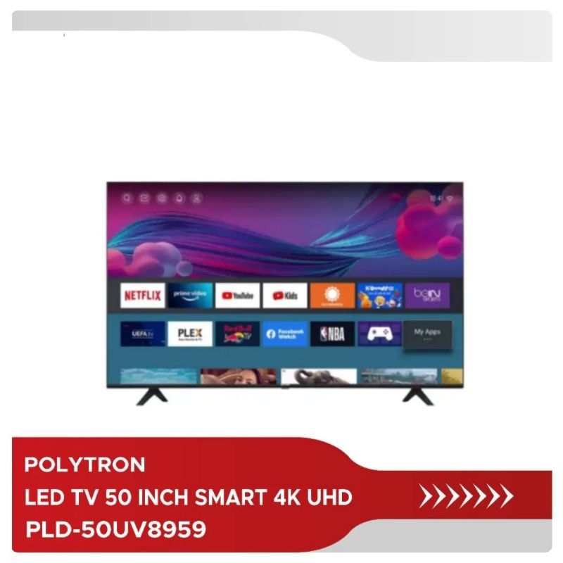 Polytron Smart TV 50inch PLD-50UV8959 UHD 4K Smart TV 50” Polytron