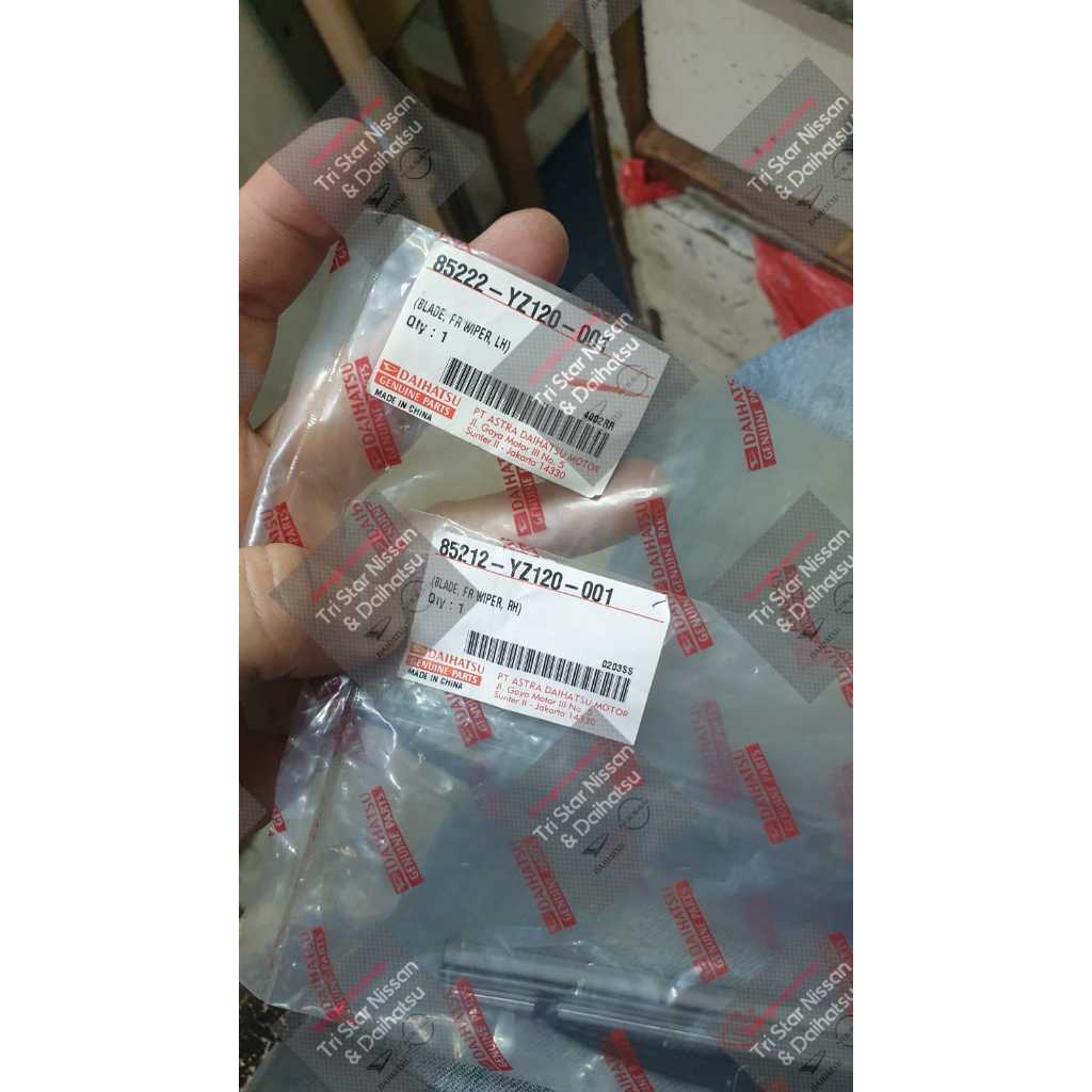 ORIGINAL ASTRA  1 set wiper depan toyota CALYA daihatsu SIGRA