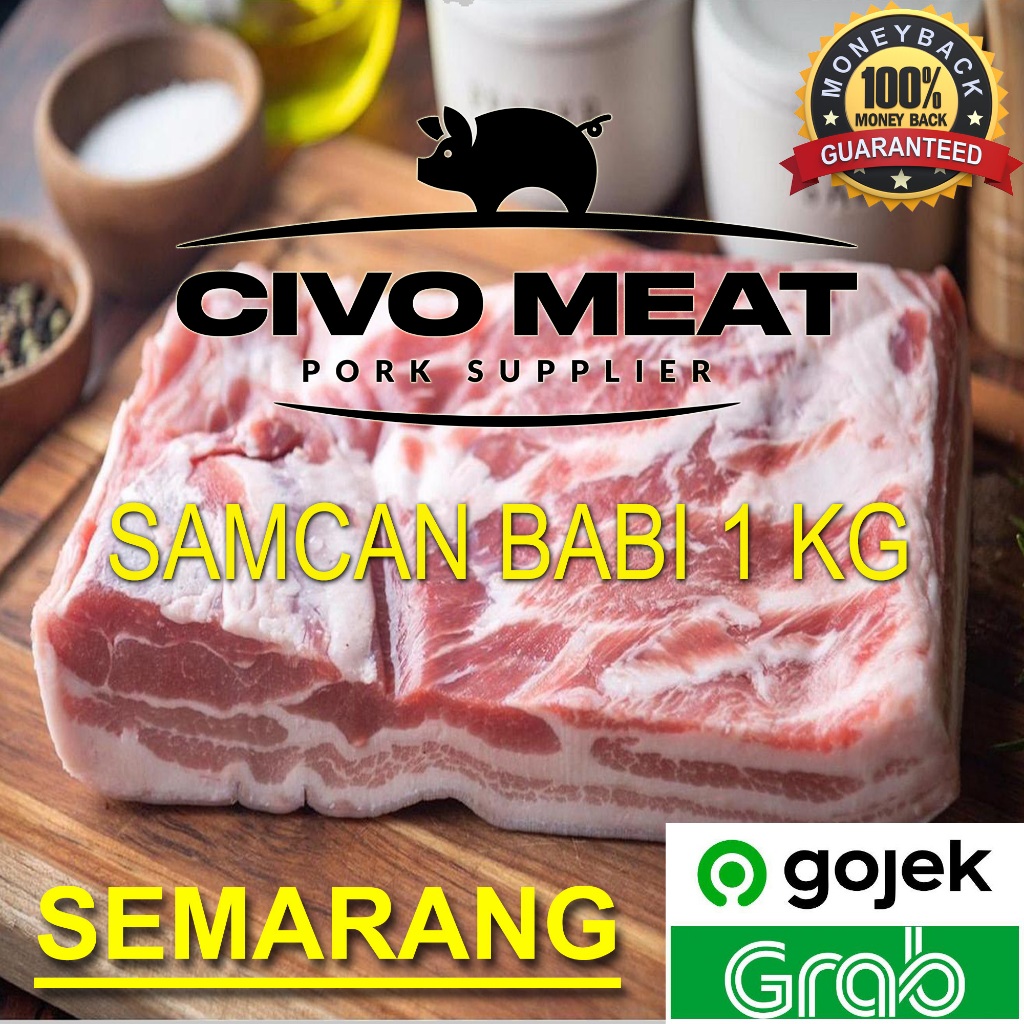 Daging Babi Samcan / Pork Belly 1kg