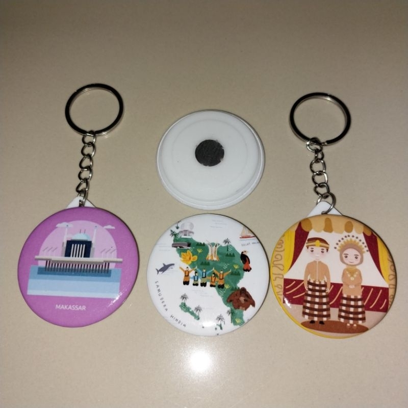 GANTUNGAN KUNCI & MAGNET KULKAS MAKASSAR, TANAH TORAJA