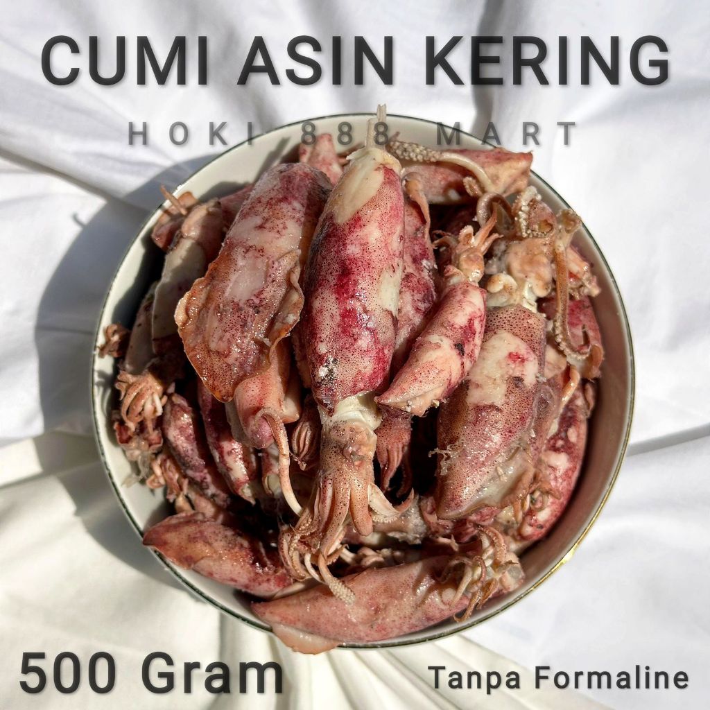 

Cumi Asin Kering 500g / Cumi Sotong / Cumi Rebus / COD