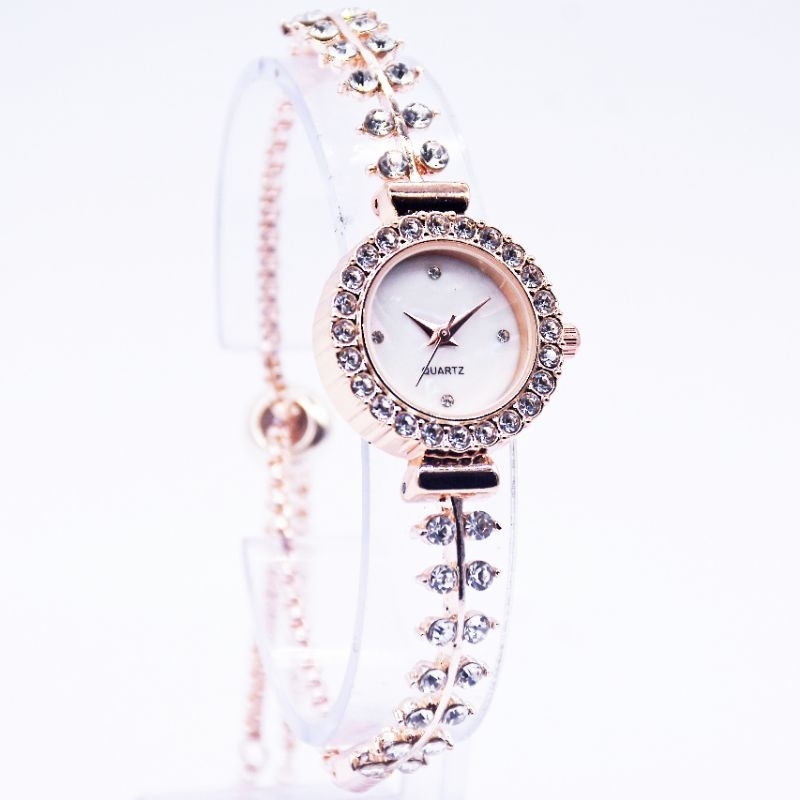 Jam Tangan Wanita Gelang Serut Model Kekinian