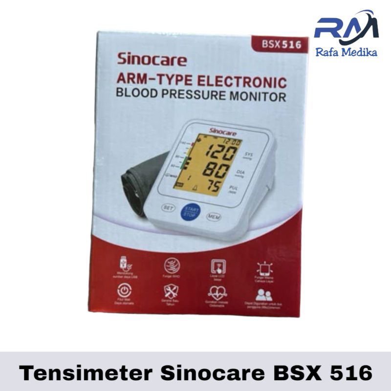 Tensimeter Sinocare BSX 516  Tensimeter Digital Sinocare  Tensi Digital
