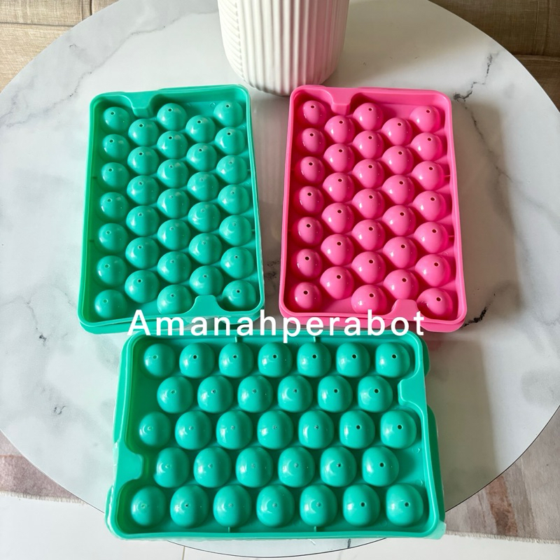 CETAKAN JELLY TELUR PUYUH BESAR CETAKAN AGER BULAT 33 LUBANG