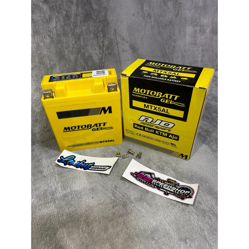 AKI MOTOBATT MTX5AL ORIGINAL 100%