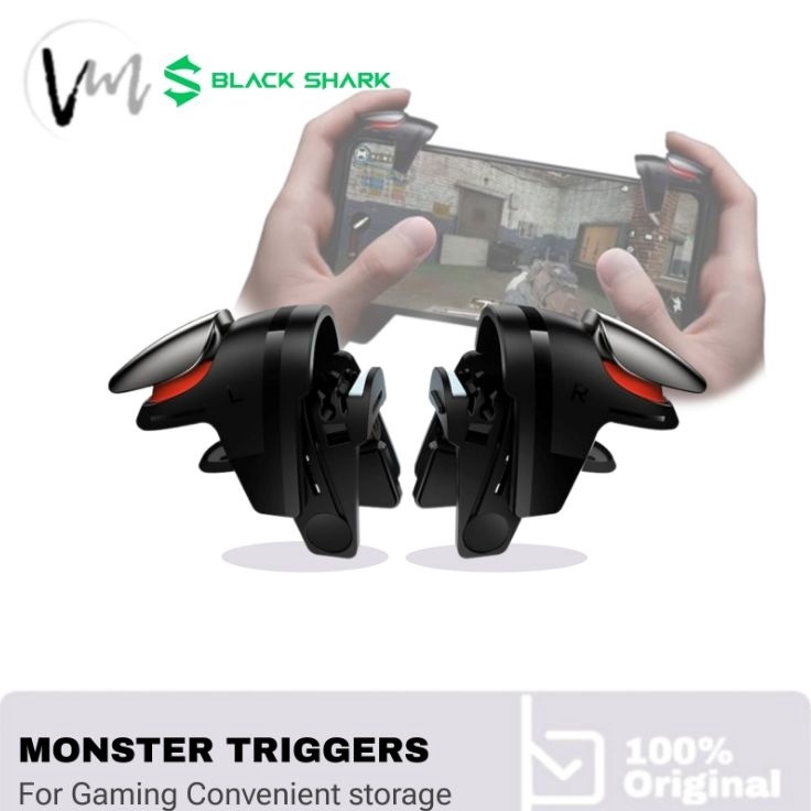 Top Seller Blackshark The Monster Gaming Trigger PUBG L1 R1 Black shark Triggers