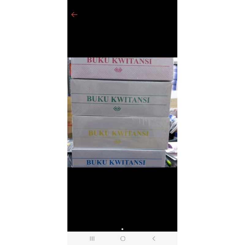 

BUKU KWITANSI KECIL MERK HB