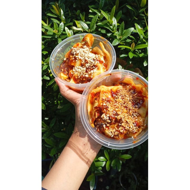 

PANGSIT JEBEW (PANGSIT CHILI OIL) Home made tanpa pengawet