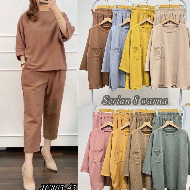 Good Order Setelan Wanita Polos Kekinian Rayon Premium Quality  Setelan Wanita  Rayon Premium  Polos