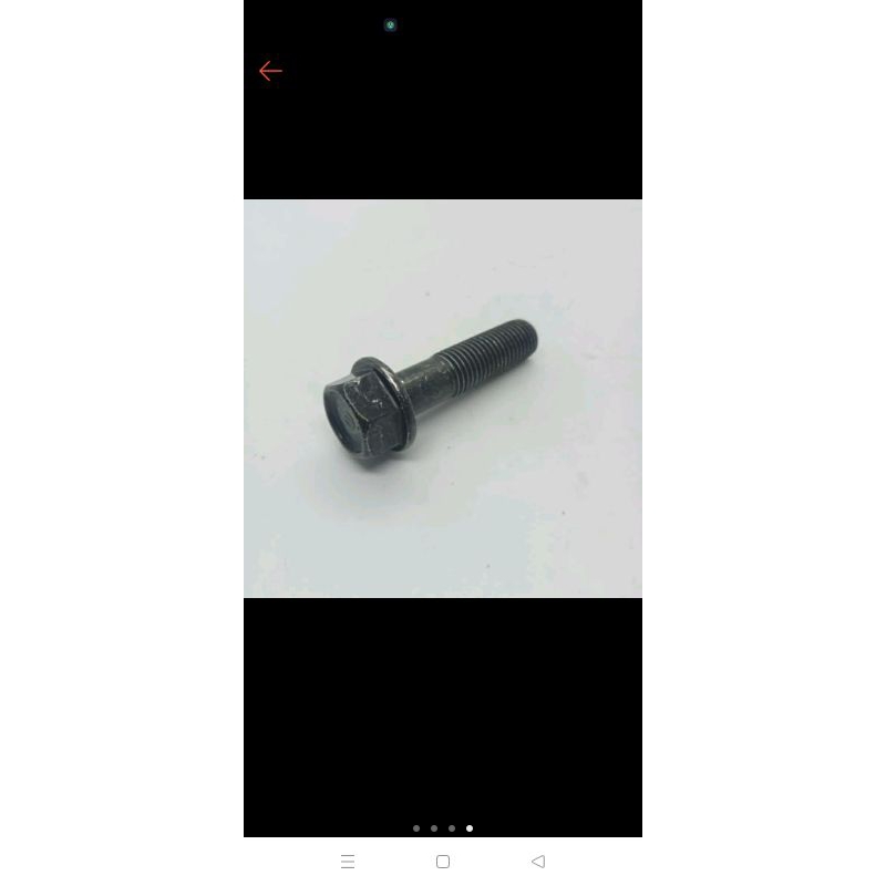 bolt flange m10x40 baut dudukan sasis arm Honda PCX ADV VARIO