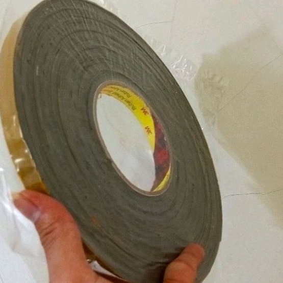 

KODE A6U8 Dobel tip Double tape 3M original 12mm dan 15mm 25meter termurah