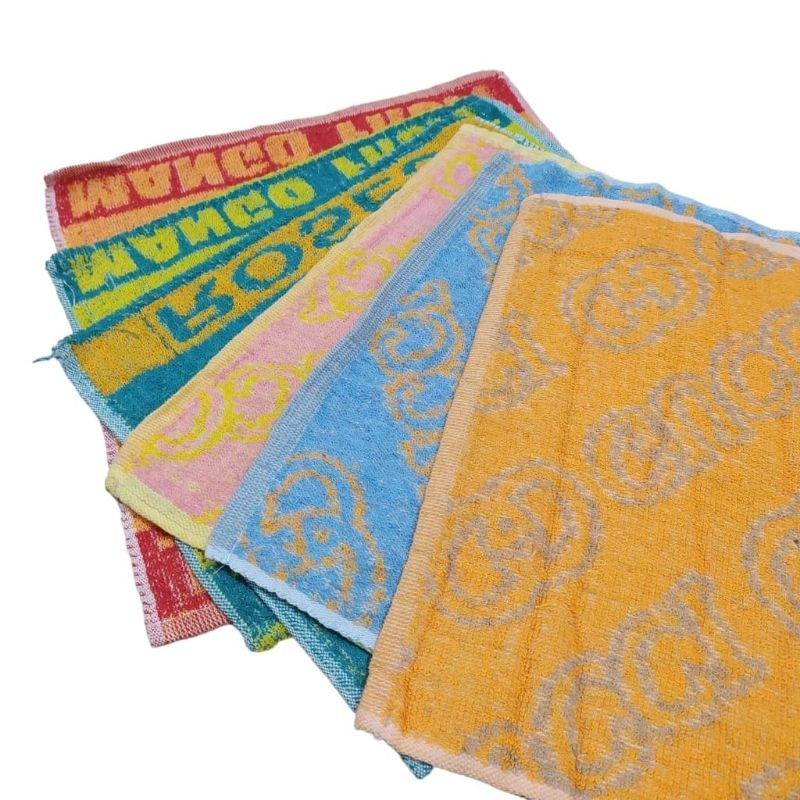 PROMO TERMURAH 25 RIBU DAPAT 3PCS | Sapu Tangan Handuk Kecil Sapu Tangan Motif 31X31cm | Handuk Polo