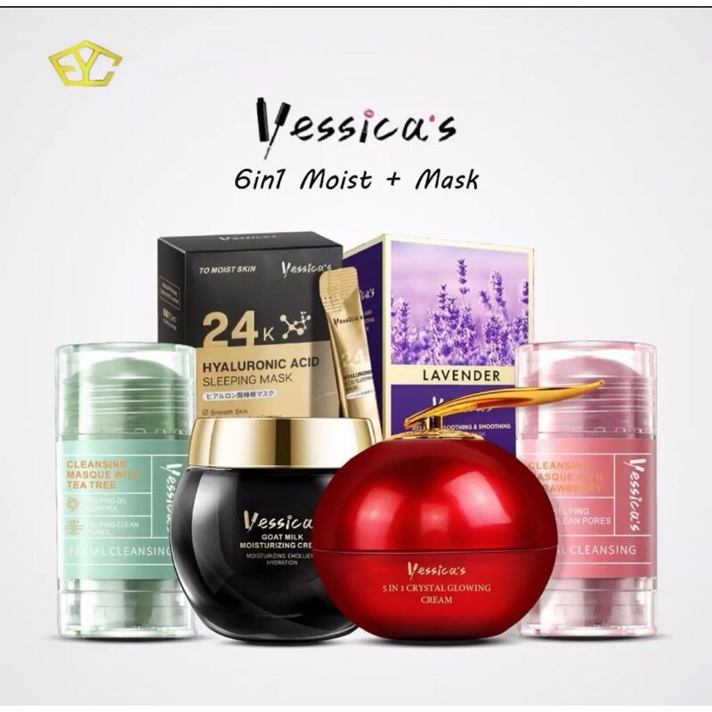READY YESSICA’S SLEEPING MASK 24K - LAVENDER HYALURONIC ACID SLEEPING MASK YESSICAS YESSICA FYC LEAV