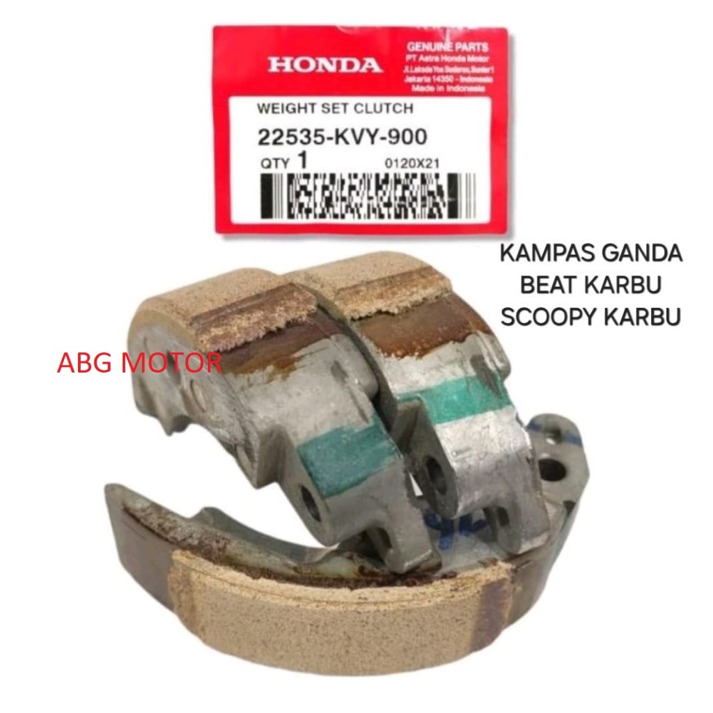 KAMPAS KAIN GANDA OTOMATIS SPORKET SPROCKET KOPLING HONDA BEAT ORIGINAL 22535-KVY-900
