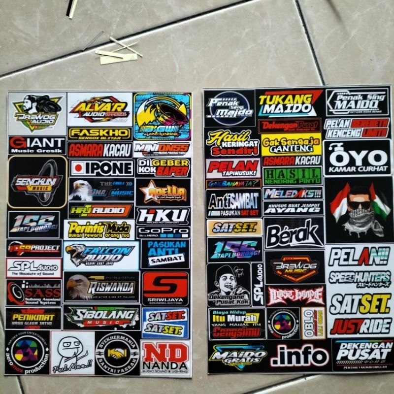 

TIKER SOUND | STIKER AUDIO | STIKER AOUNDSYSTEM | STIKER PACK | STIKER 1 LEMBAR