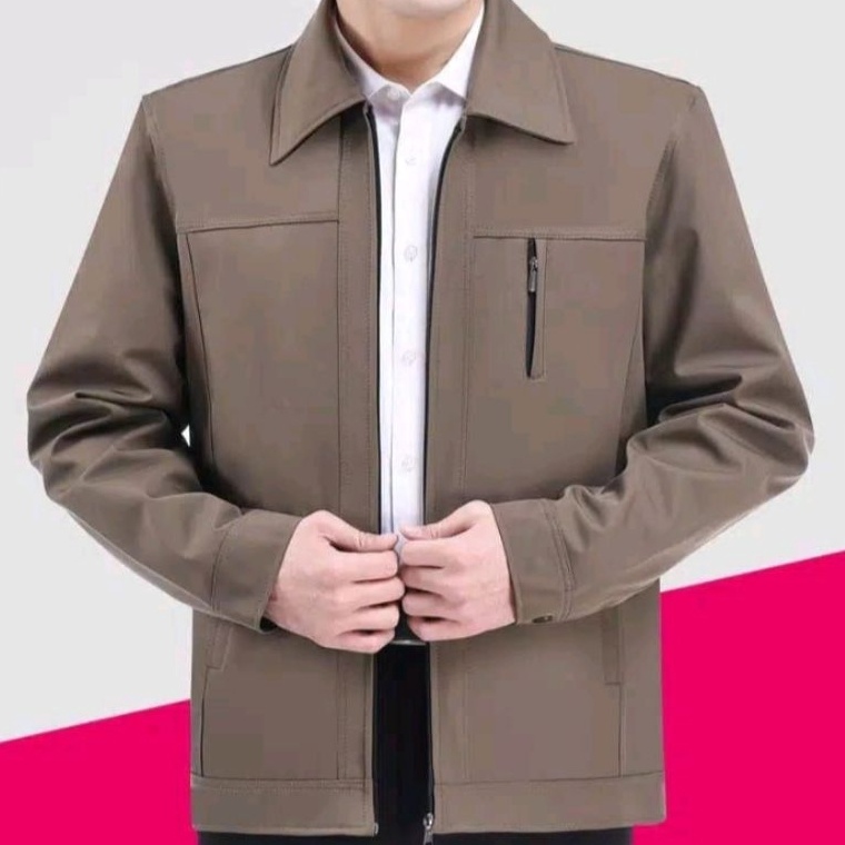 Sedia terbaru Jaket semi jas formal ukuran jumbo besar blazer pria big size