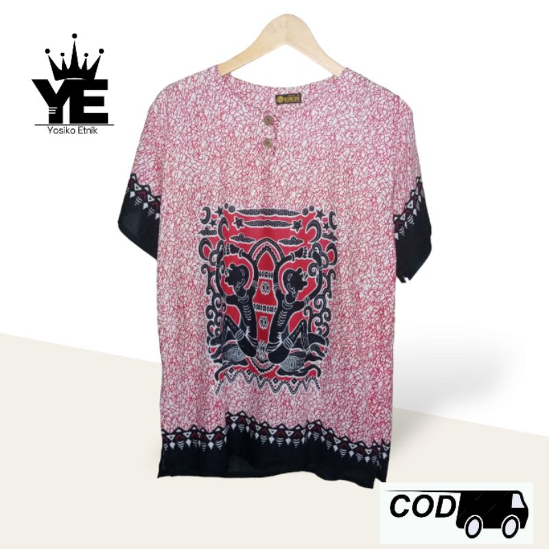 kaos uje etnik asmat putih/baju asmat dasar putih/barong asmat putih/asmat bintang putih