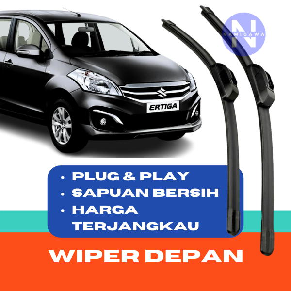 WIPER ERTIGA 1 SET DEPAN KANAN KIRI FRAMELESS WIPER ERTIGA 2012 - WIPER ERTIGA 2020