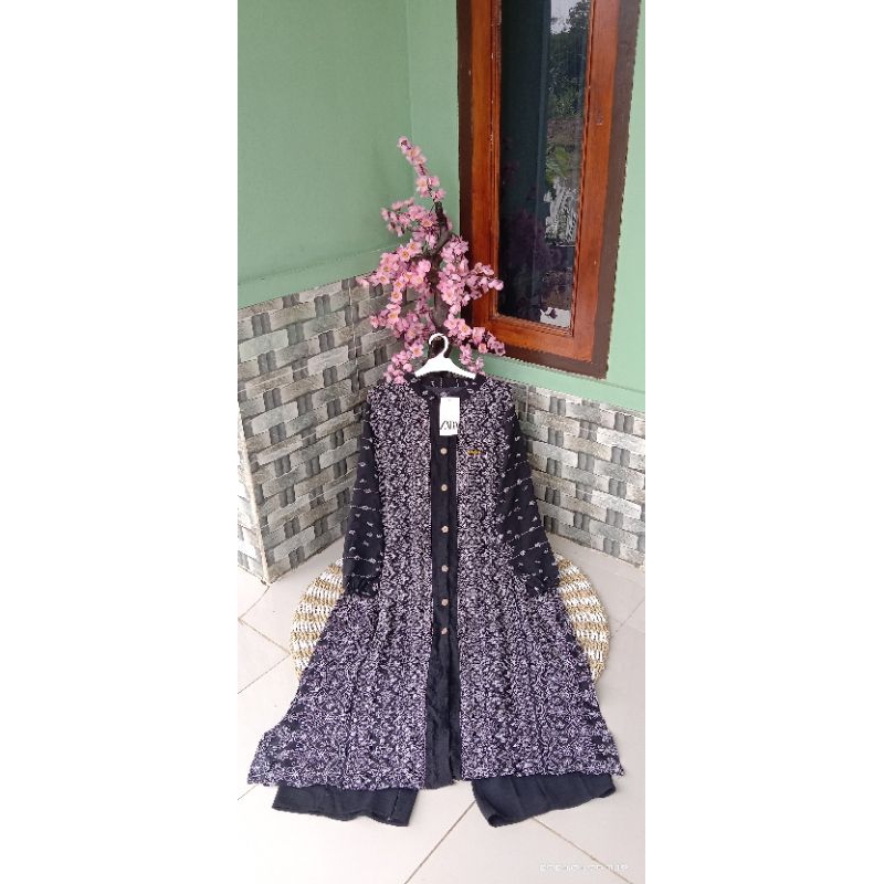 setelan tunik celana zara