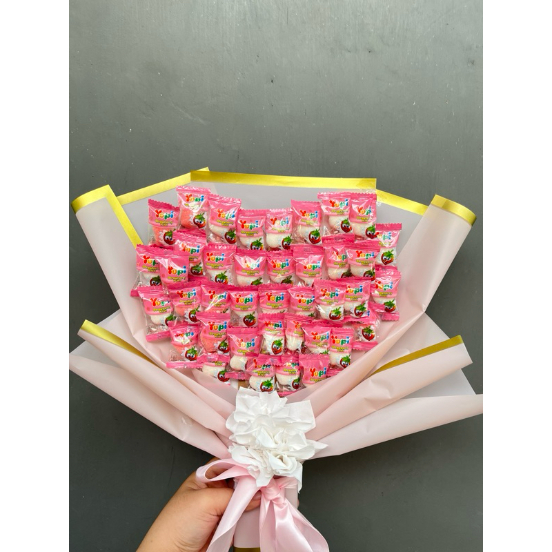 

[TERMURAH] Bouquet Yupi | Buket Snack | Buket Makanan | Bucket snack