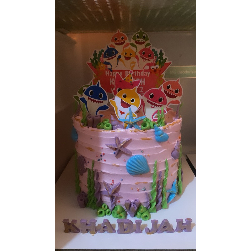 

babyshark birthday cake / kue ulang tahun baby shark