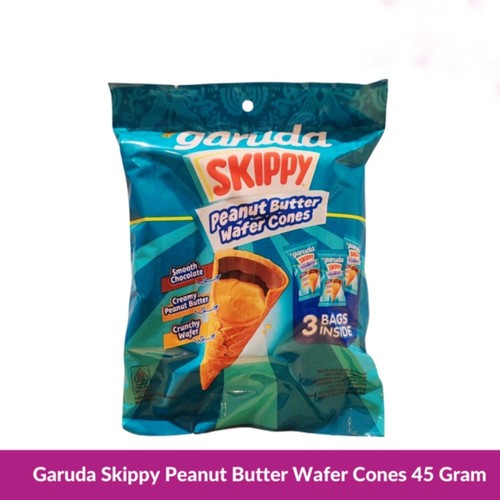 

Garuda Skippy Peanut Butter Wafer Cones 45gr