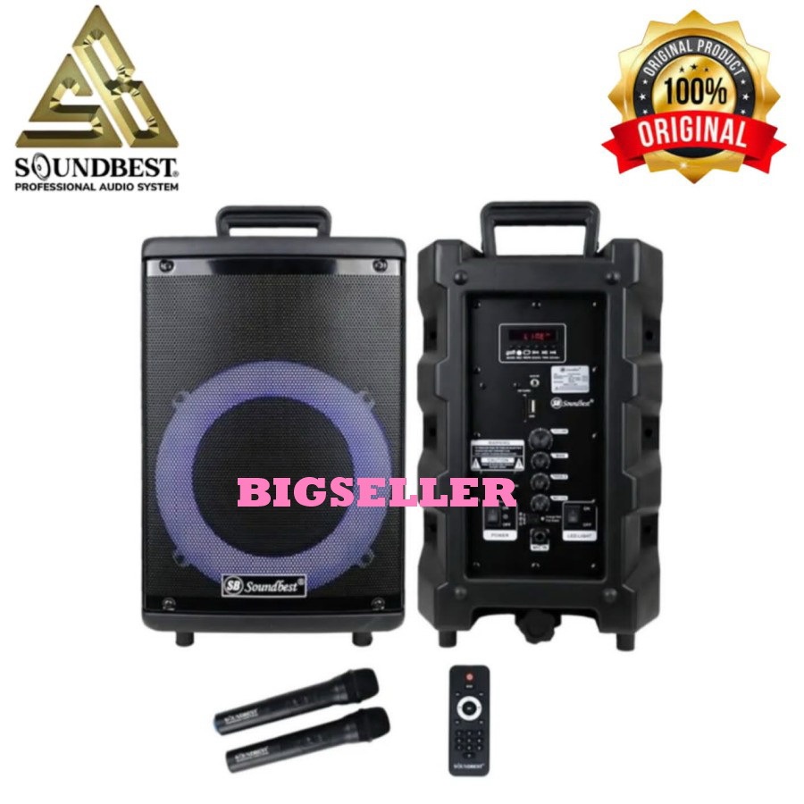 □ BISA COD □ Speaker Portable Meeting SOUNDBEST FT8 - 8 Inch Bluetooth USB SOUNDBEST FT 8 / FT-8 Ori