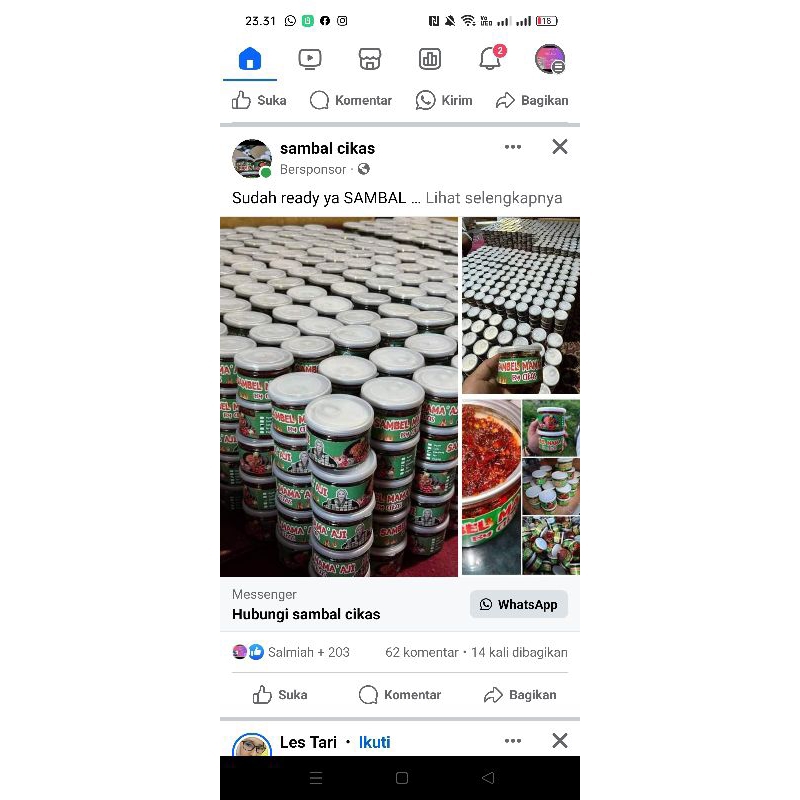 

Sambal Viral ERIL Cikas