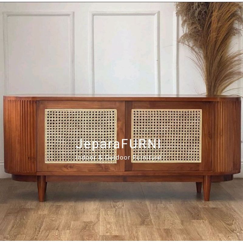 Bufet Tv Minimalis Jati Jepara I Bufet TV Retro Jati Jepara
