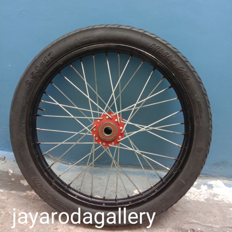 Roda gerobak ring 17 jari-jari