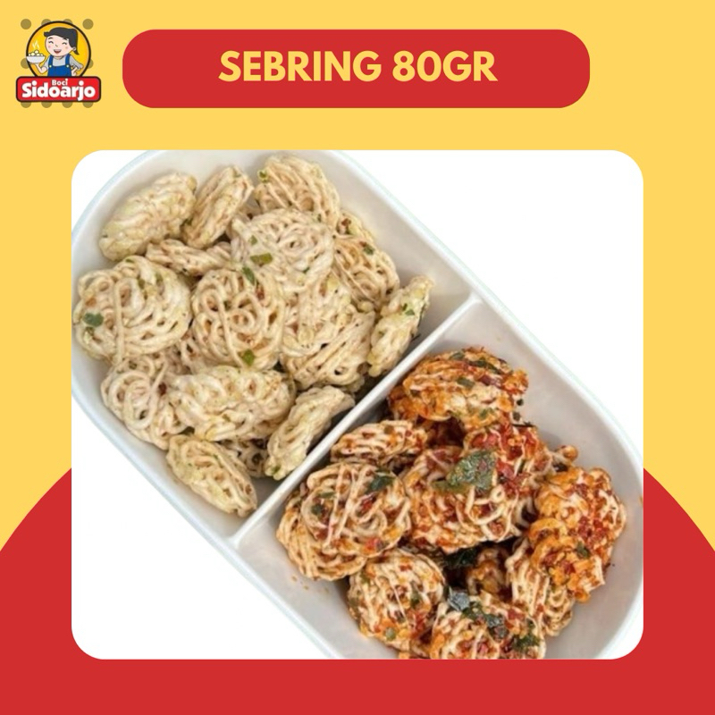 

KRUPUK SEBLAK RAFAEL | SEBRING | 80 Gr | KERUPUK MAWAR PEDAS DAUN JERUK