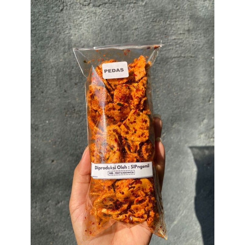 

BASRENG sip Ngemil 100 gram PEDAS Daun jeruk