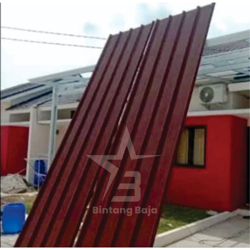 kanopi baja ringan atap sepandek pasir warna