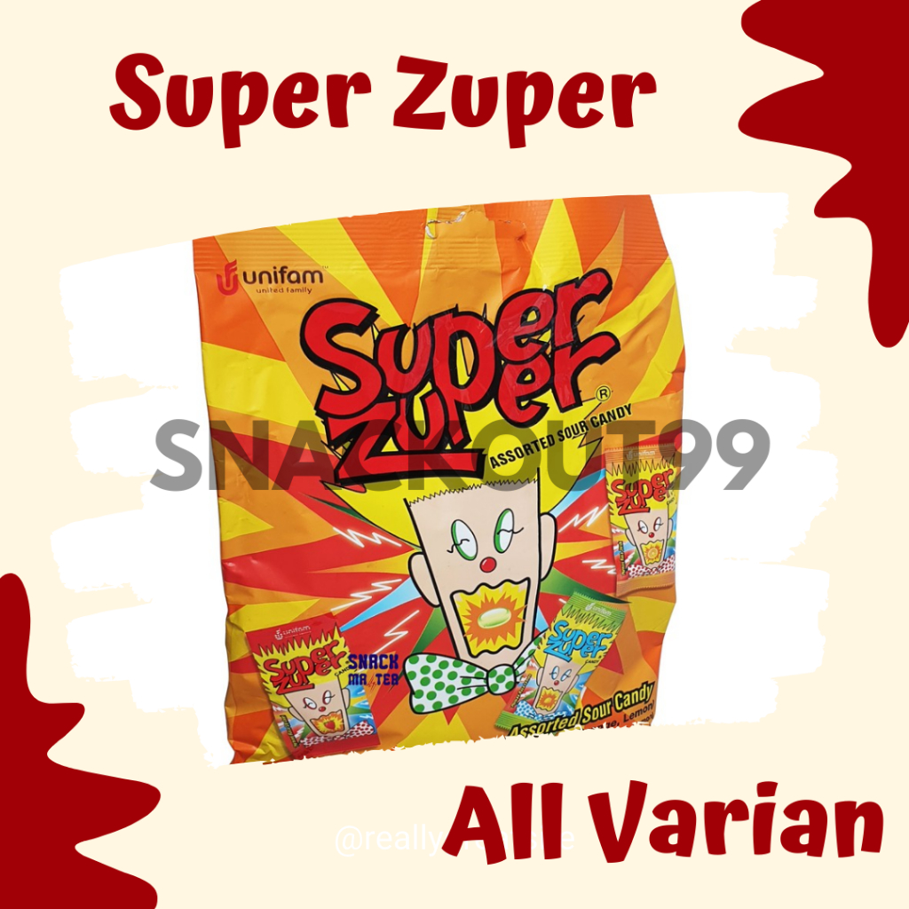 

Super Zuper Permen Asam Aneka Rasa 50 pcs