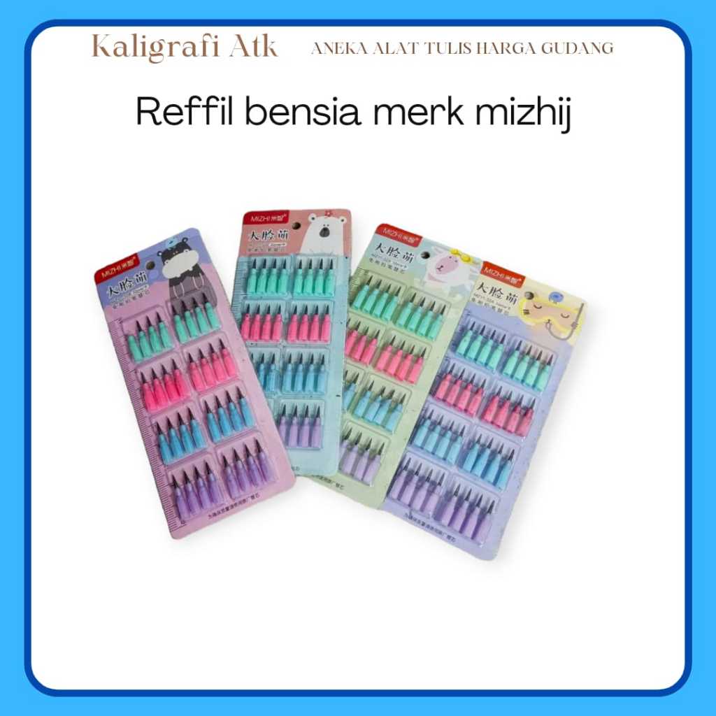 

Isi pensil reffil Bensia merk mizhi