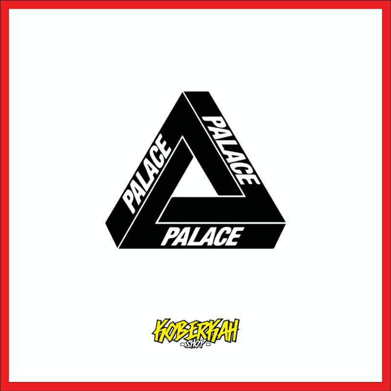 

stiker brand logo palace