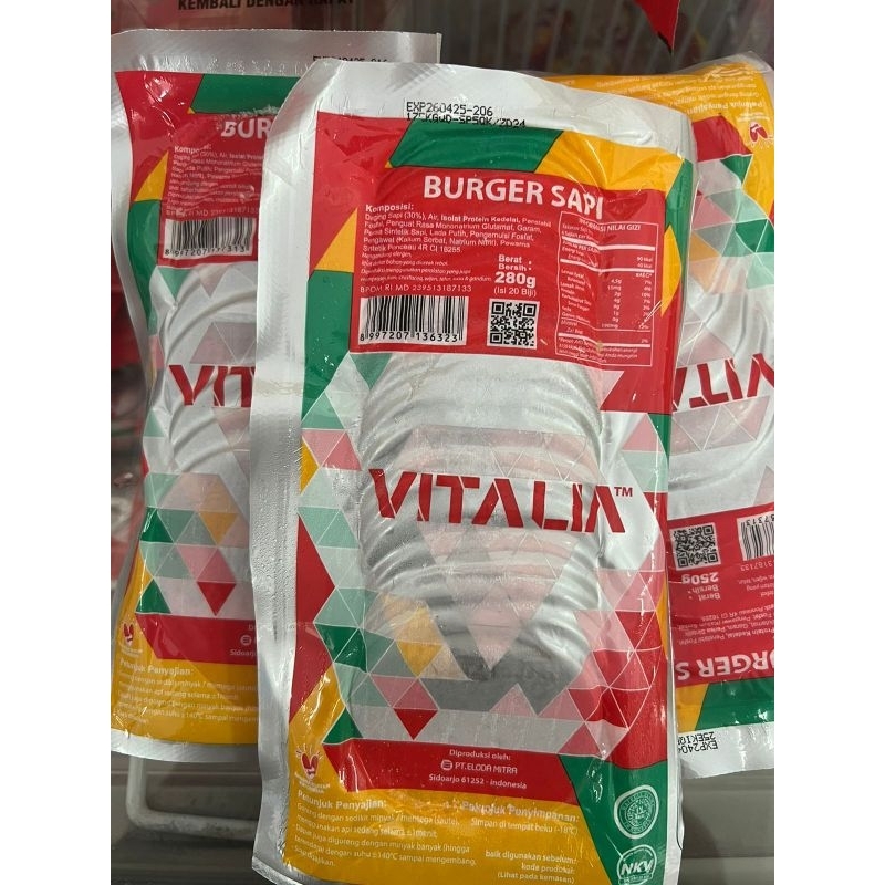 

Vitalis Beef Burger 280g