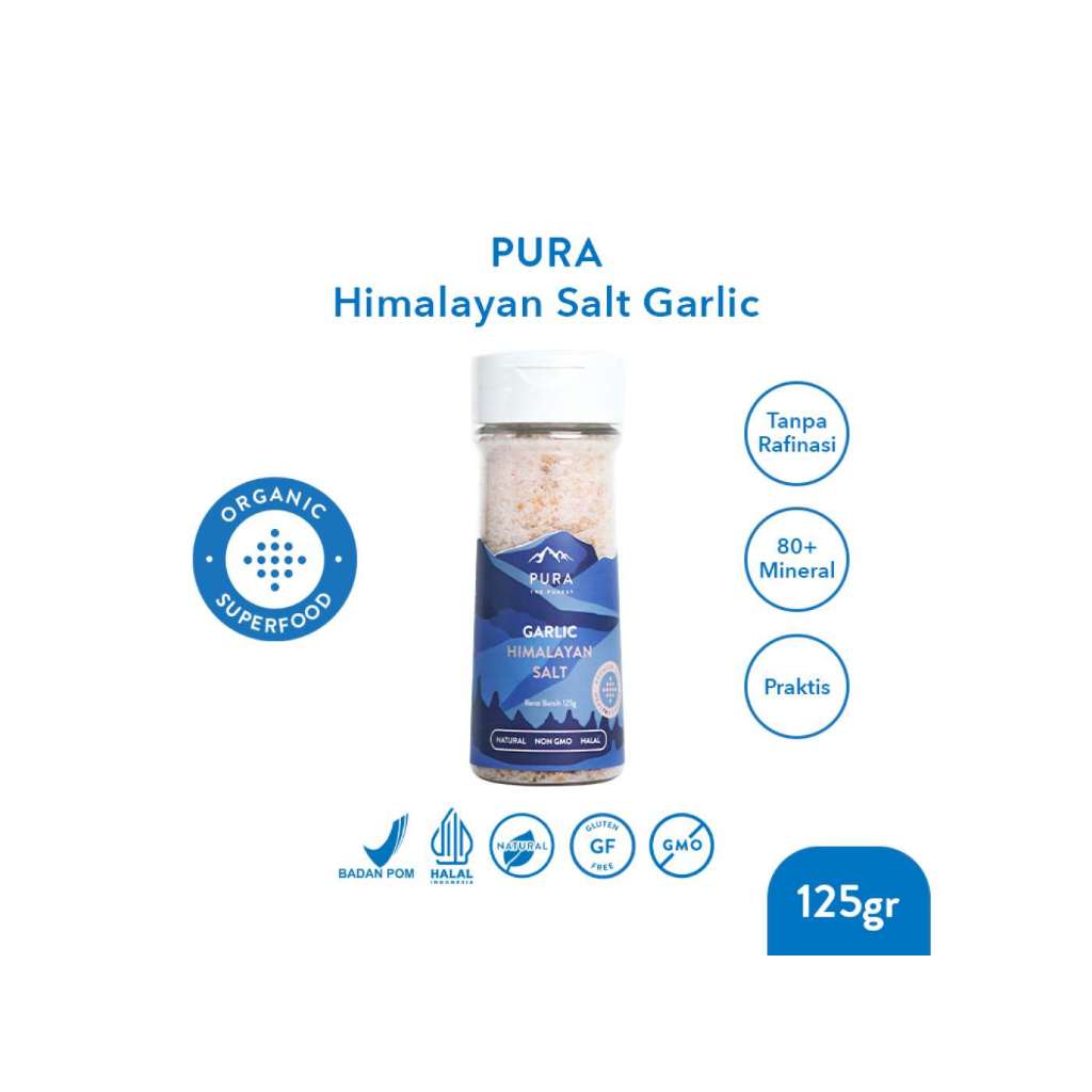 

PURA HIMALAYAN SALT GARLIC GARAM HIMALAYA NATURAL - GARAM MPASI PURA