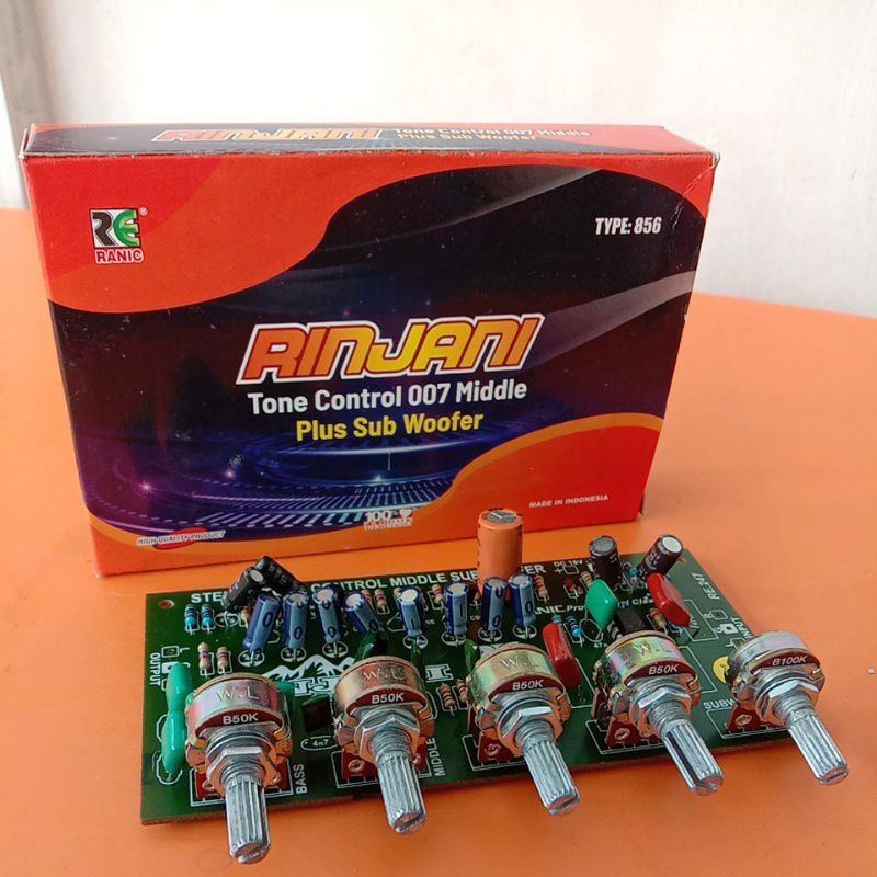 Tone control Stereo Plus Middle plus  Subwoofer 856