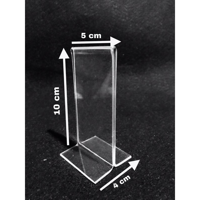

nomor meja akrilik 5cm x 10cm model T potrait