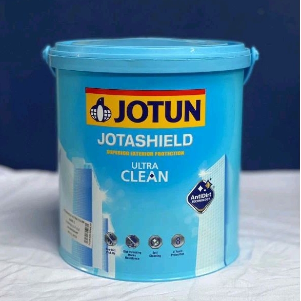 CAT TEMBOK LUAR/CAT TEMBOK EXTERIOR/CAT TEMBOK JOTUN JOTASHIELD ULTRA CLEAN 2,5 LTR