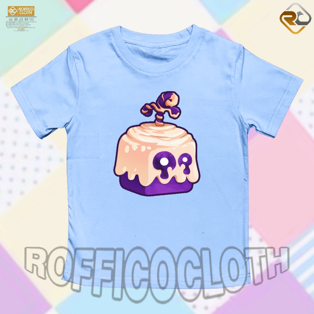 ROFFICO.CLOTH BAJU ANAK KAOS ANAK BLOX FRUIT DOUGH ROBLOX