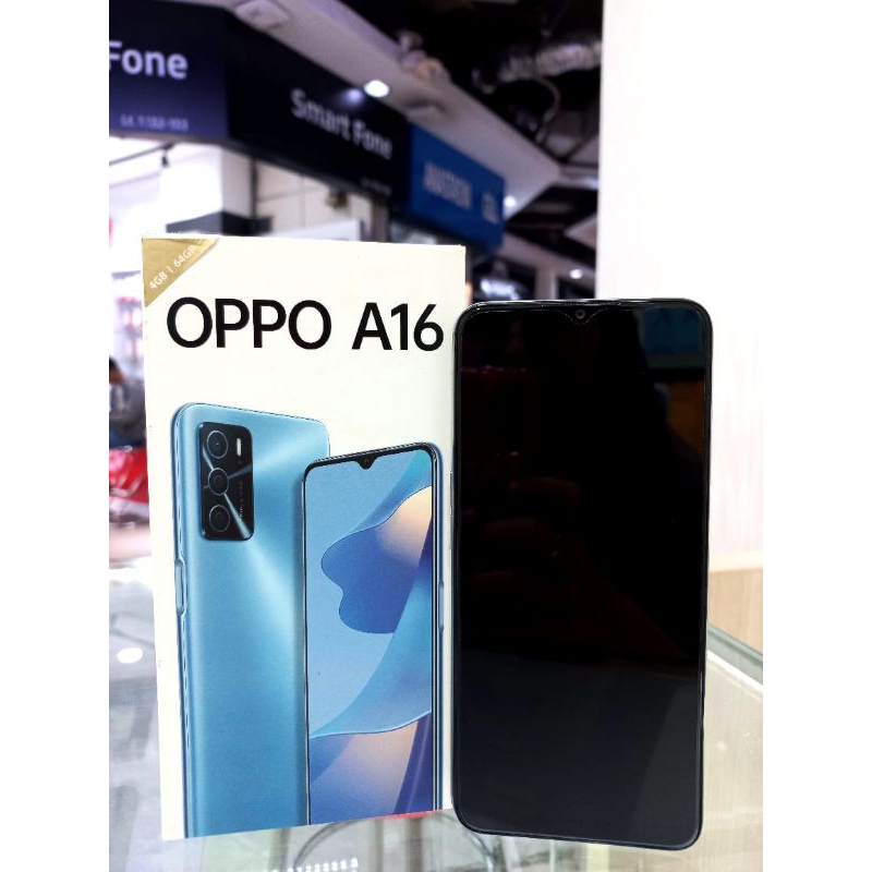 OPPO A16 RAM 3/32 || RAM 4/64 ( FULLSET SECOND )