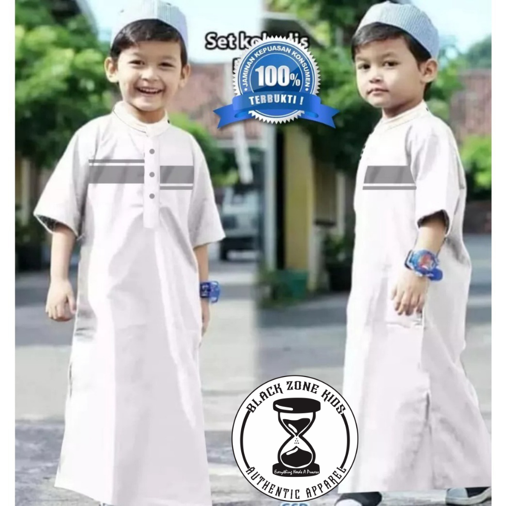Baju Koko Jubah Anak Laki laki / Gamis Anak Laki Laki Terbaru Model Maroko
